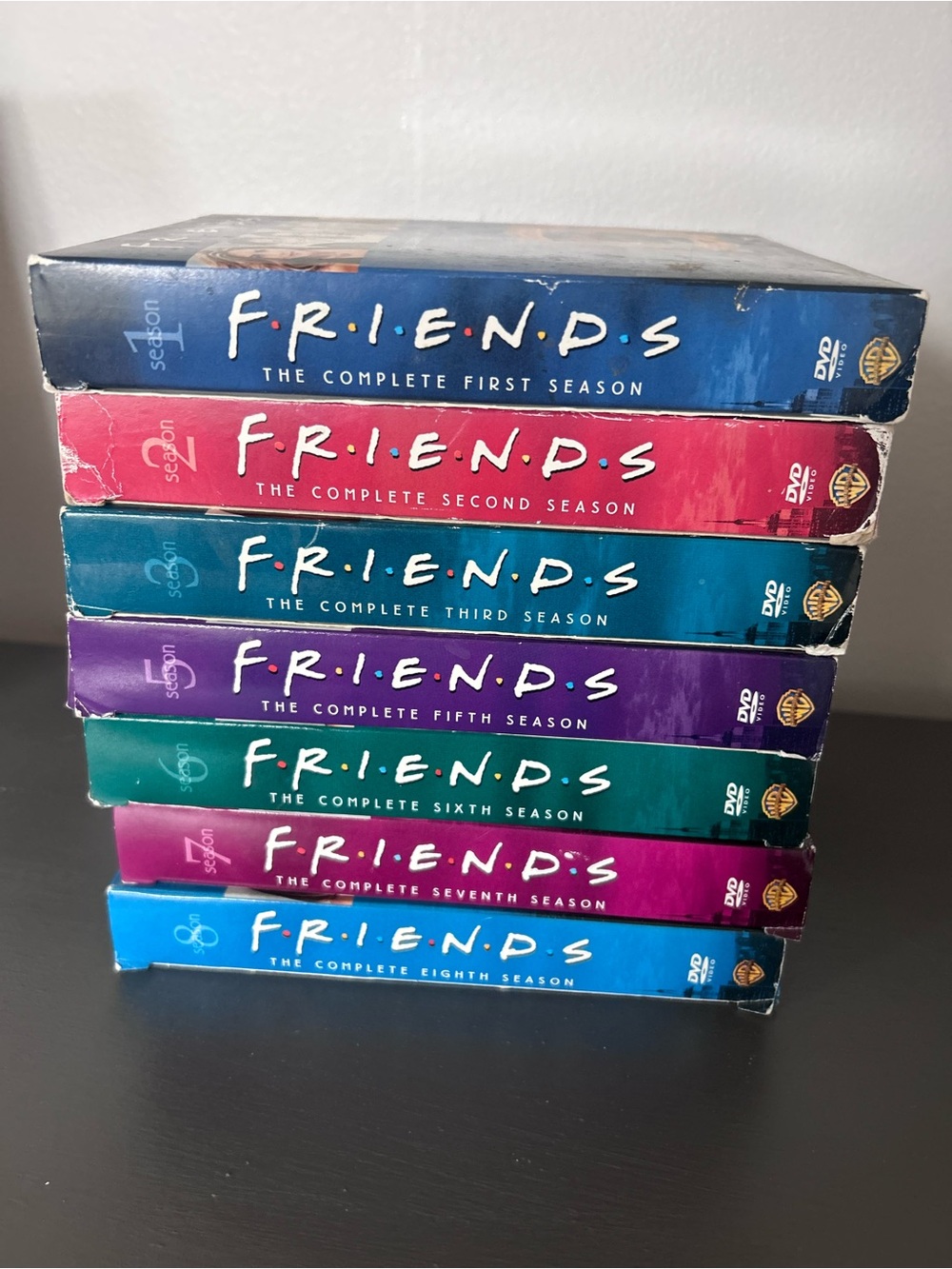 Friends DVD Seasons 1,2,3,5,6,7,8 Lot Box Set (Vintage 90s/2000s Sitcom Media)